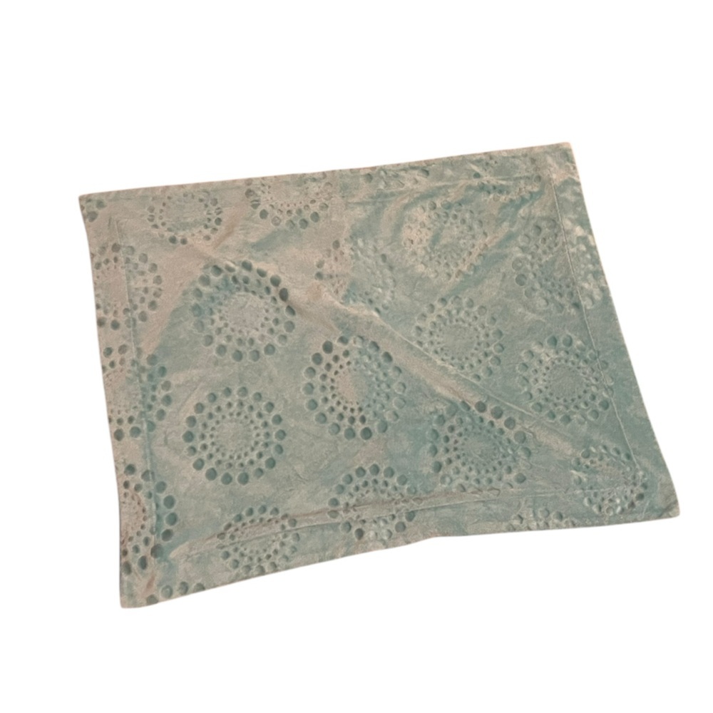 Teal Pillow Sham Case Patterned